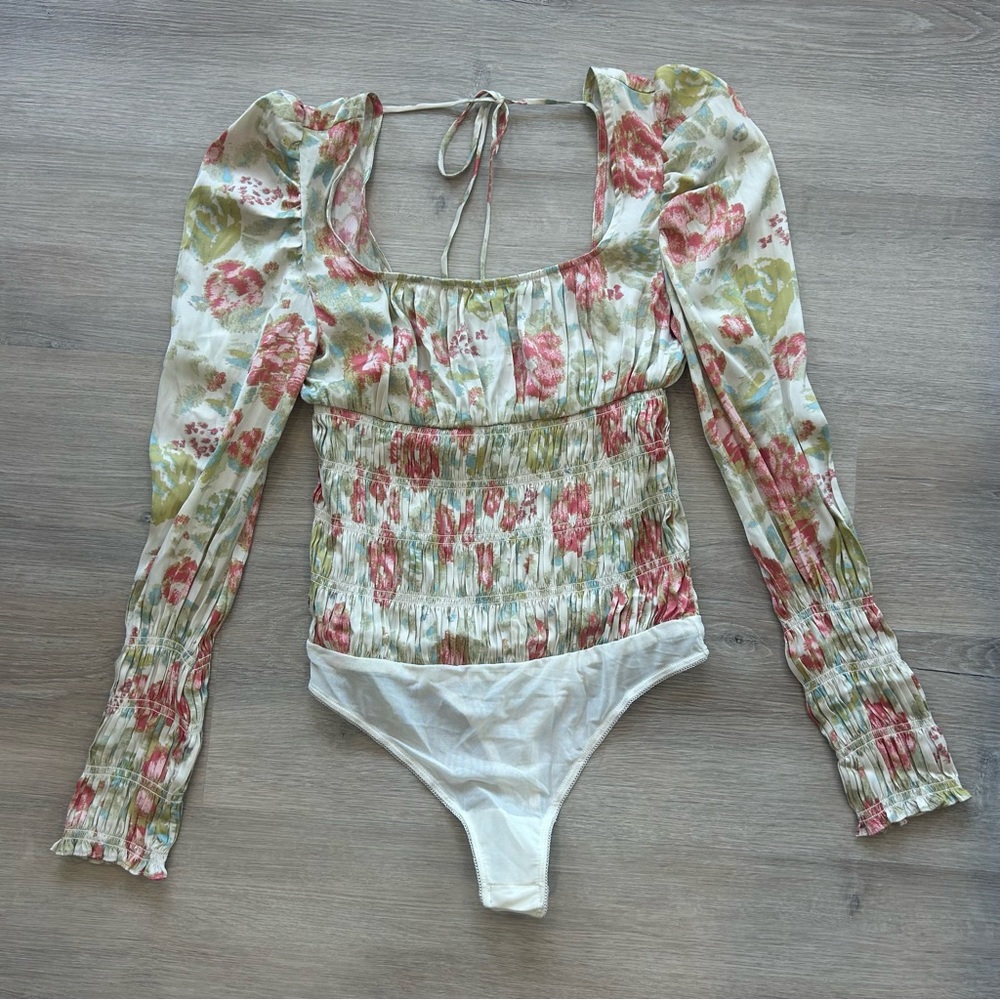 Free People Intimately Floral Bodysuit